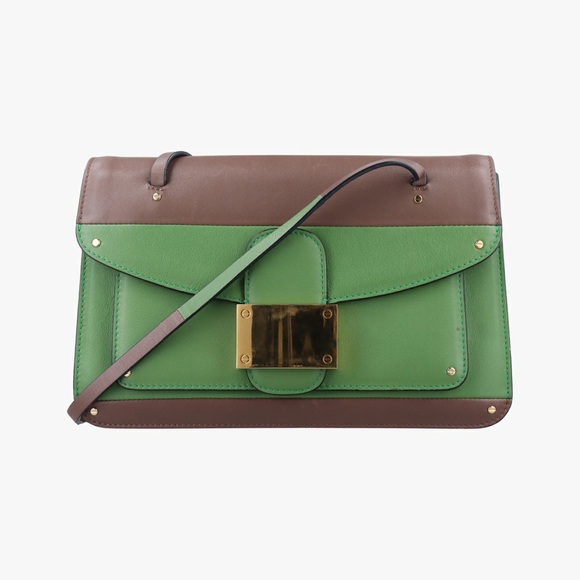 Valentino Garavani Handbags - Valentino Rivet colorblock Leather shoulder bag